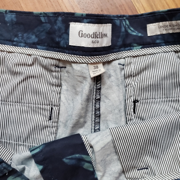 NWOT Mens tropical floral goodfellows shorts - Picture 2 of 3